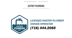 Desktop Screenshot of jeffreyplumbing.com